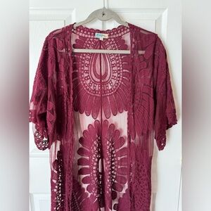 REBELLION AGAIN LACE KIMONO